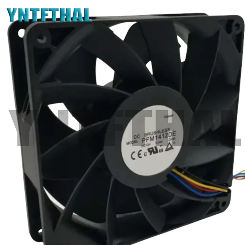 Ventilador de refrigeración de cuatro líneas, PFM1412DE, 12V, 5.04A, 14038, 14CM, nuevo