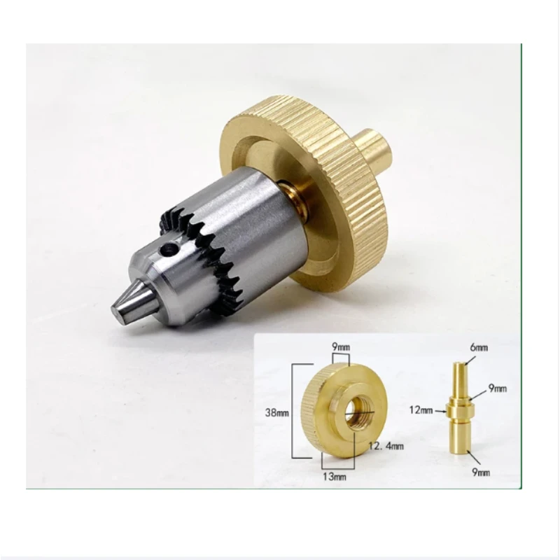 Suitable for Punching Machine, Punching Machine Accessories Chuck Connecting Rod Blue Rotating Head, Copper Sleeve Nut Universal