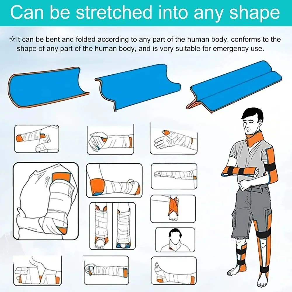 Outdoor First Aid Fixed Splint Rolled High Molecular Plasticity Fracture Splint Cut At Will Foldable Pet Splint