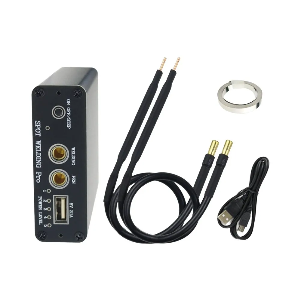 Portable Spot Welding Machine Rechargeable Handheld DIY Welder- For Nickel Plates And Battery Packs Compact Alloy Tool Kit