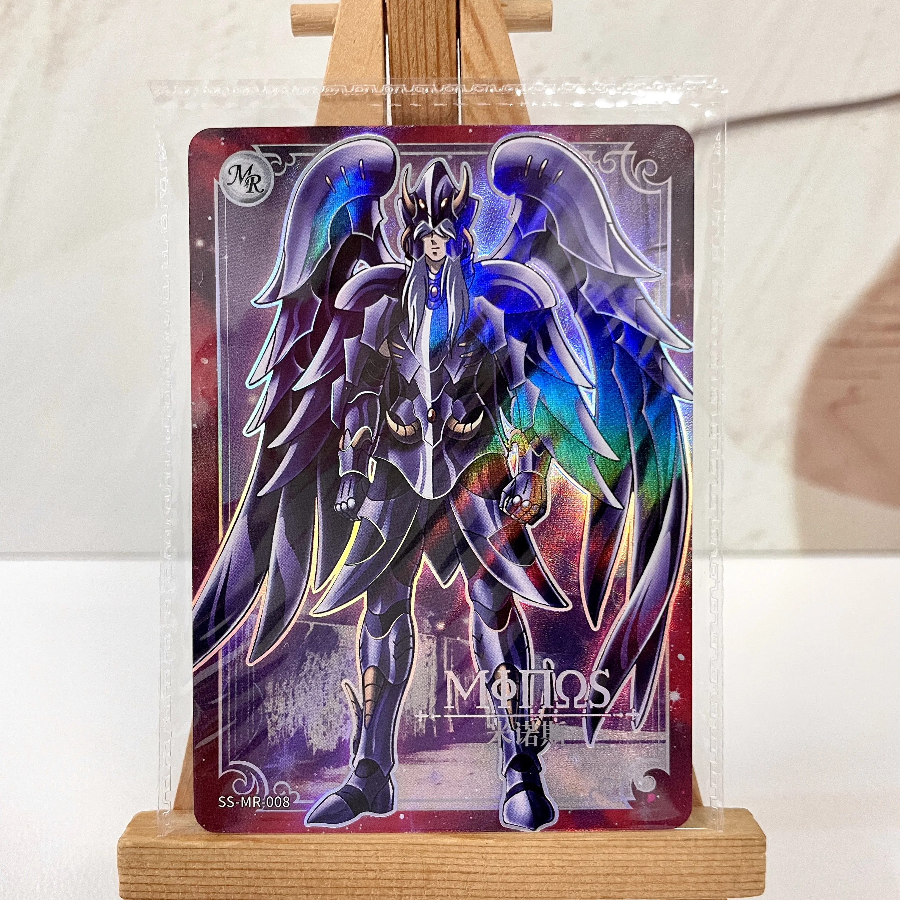 KAYOU Original Saint Seiya MR QR Single Card Rare Japanese Anime Collection Card Kids Toys Athena Pegasus Poseidon Kids Toy Gift