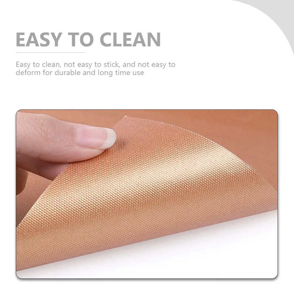 

5Pcs Barbecue Use Mats Heat Resistant Nonstick Baking Liners Kitchen Gadget Bbq Oven Nonstick Oil Pad Baking Oil Pads