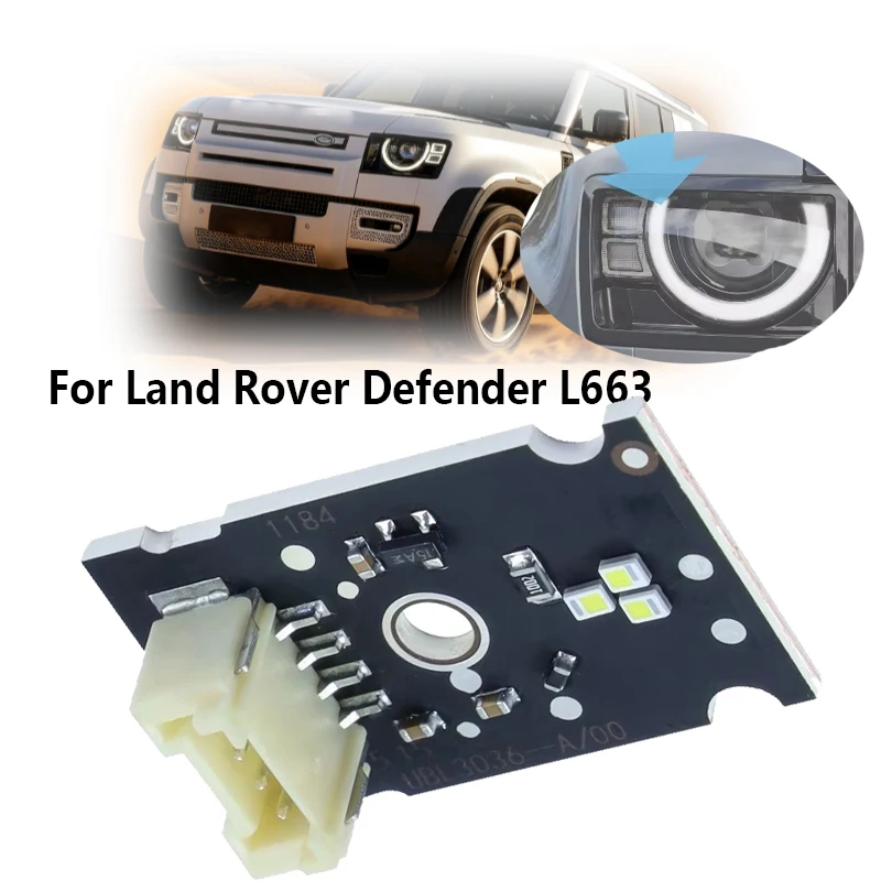 LED Daytime Running Light Board for Land Rover Defender L663 Headlight Ballast UBL3036-A/0Q 2019-2024 Model Year