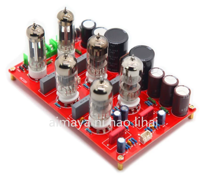 MC220 fever bile front stage board, famous machine circuit HIFI tube front stage, pre-amplifier 6N3H3n bile front