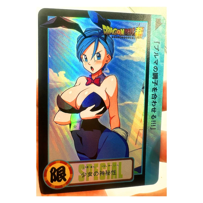 9pcs/set Z GT Bulma Android 18 ACG Sexy Nude Toys Hobbies Hobby Collectibles Game Collection Anime Cards