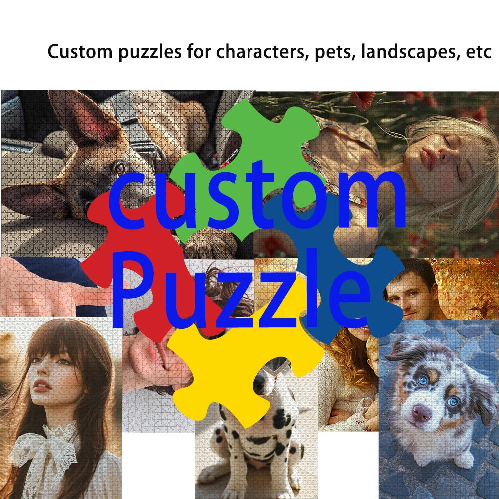 custom Puzzle 35/300/500/1000 Pieces Game Jigsaw Puzzle Custom a unique gift for yourself and your family