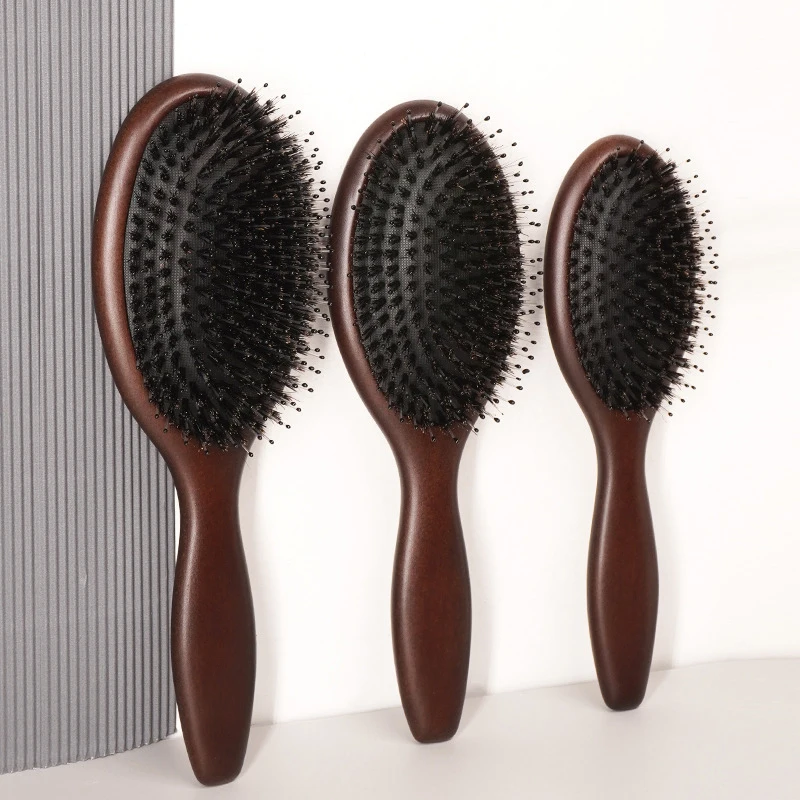 Hair Brush Scalp Massage Comb Hair Brush Bristle & Nylon Women Wet Curly Detangle Hair Brush For Salon Hairdressing Styling Tool