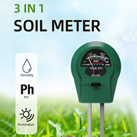 Three-in-one Soil Humidometer PH Measuring Tool Detector Soil Moisture Meter Hygrometer Probe Watering Test Gardening