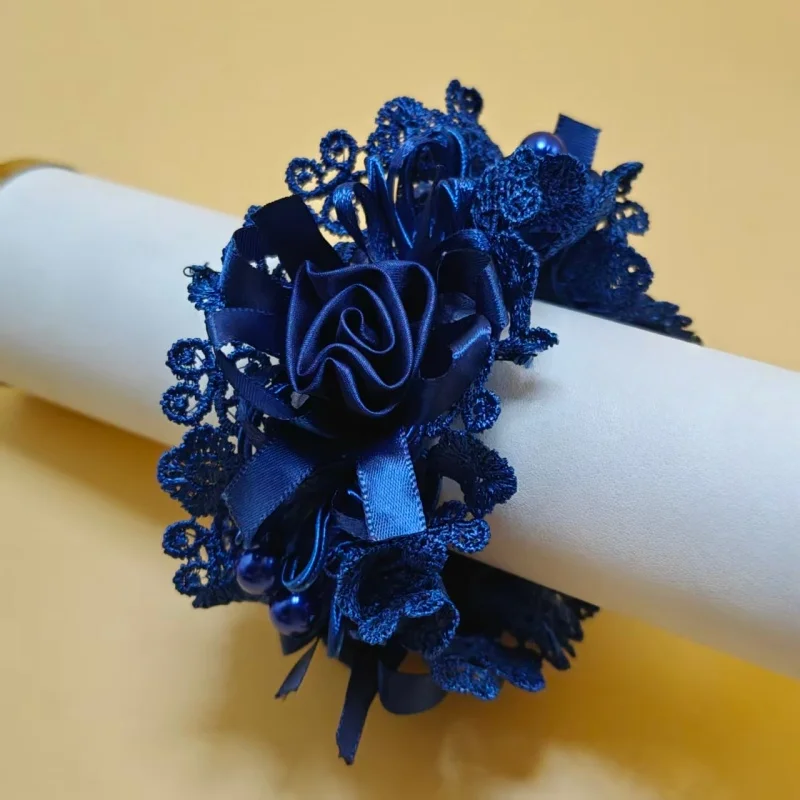Haargummis Kopf Blume Gummi Gummibänder Pеkuuки Mohamedс Zubehör Para El Cabello Haarschmuck für Frauen – Detail 13