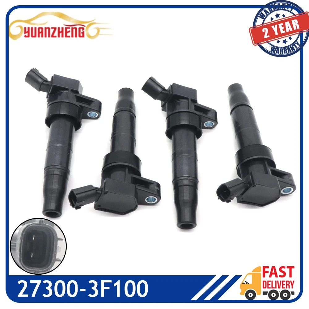 27300-3F100 273003F100 Car Ignition Coil For Hyundai Genesis Santa Fe Sonata Tucson Kia Optima Forte Sorento Rondo UF-611