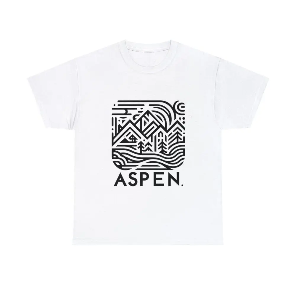 Aspen, Colorado Snowboard Mountain winter Anime Graphic T-shirts For Men Clothing Women Short Sleeve Tees Vintage High Quality