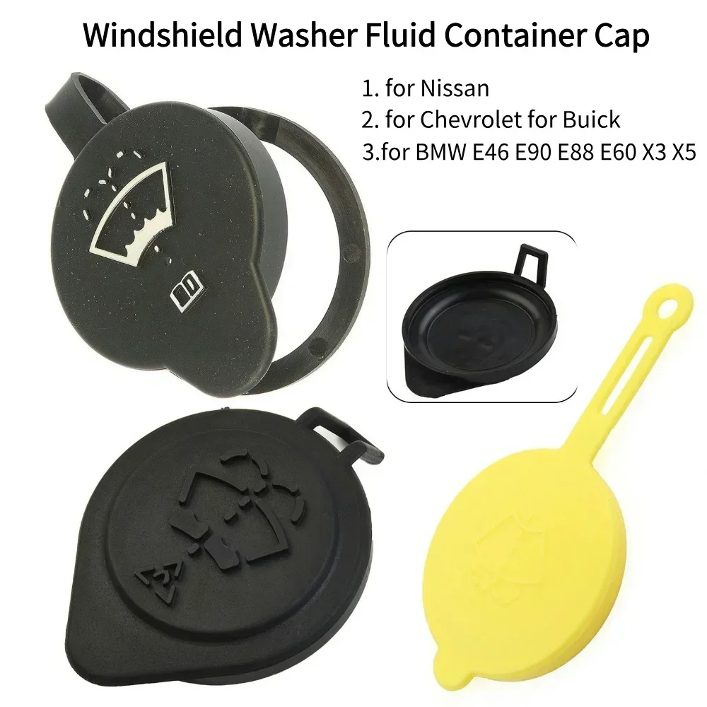 Windshield Washer Fluid Reservoir Cover Water Tank Bottle Cap For Nissan For BMW E46 E90 E88 E60 X3 X5 For Buick For Chevrolet