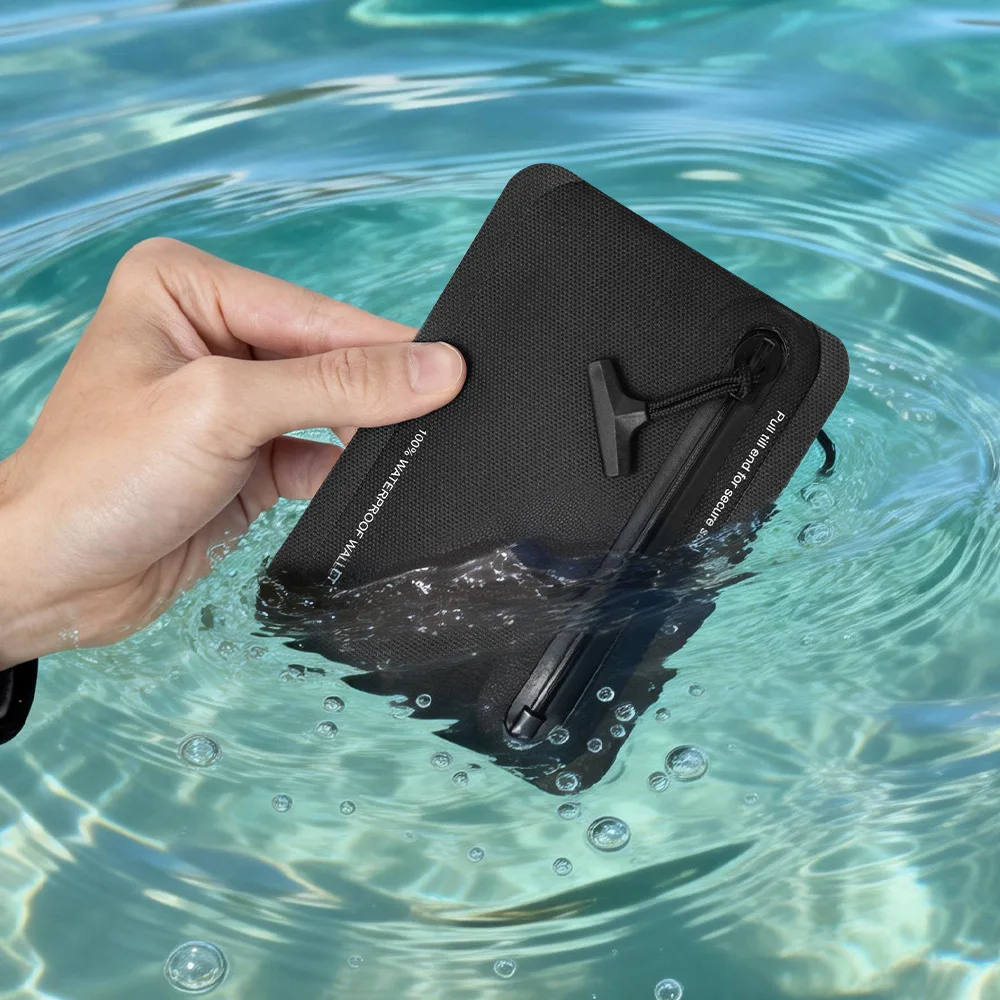 100% Waterproof Zipper Coin Purse Outdoor Lightweight EDC Pouch for Men Women Earphone Credit Card Cash Storage Mini Carry Pouch