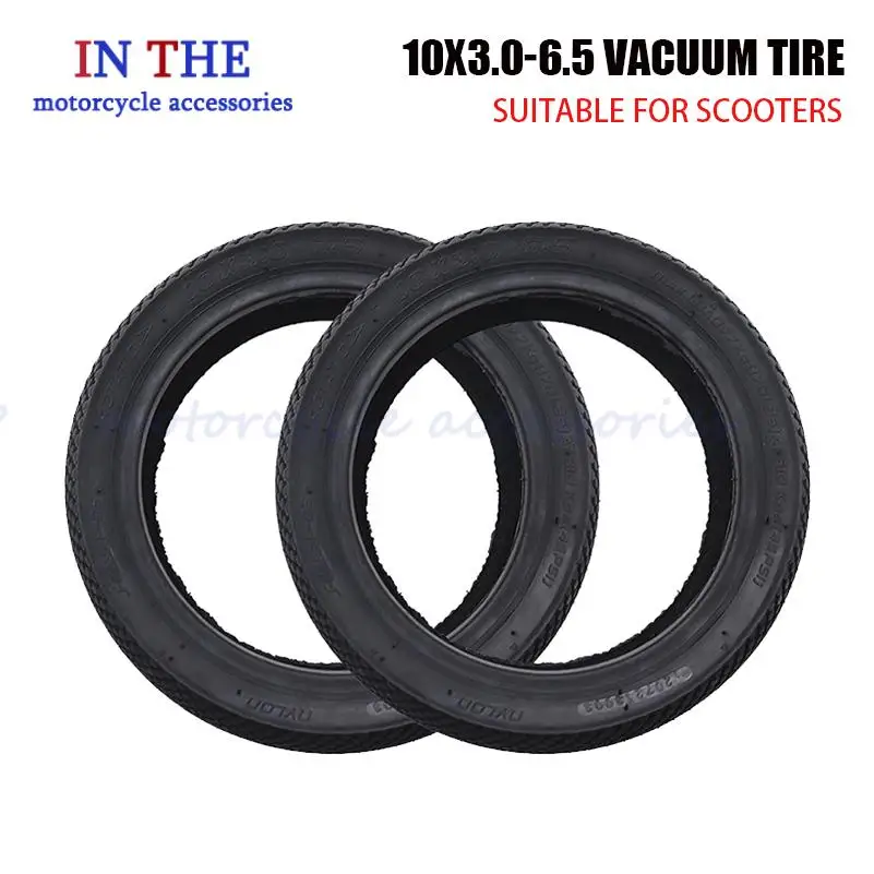 

Бескамерная шина 10 дюймов 10x3.0-6.5 80/65-6.5 для электросамокатов Ninebot MAX G30, Dualtron 3, Speedway 5, запчасти для переоборудования