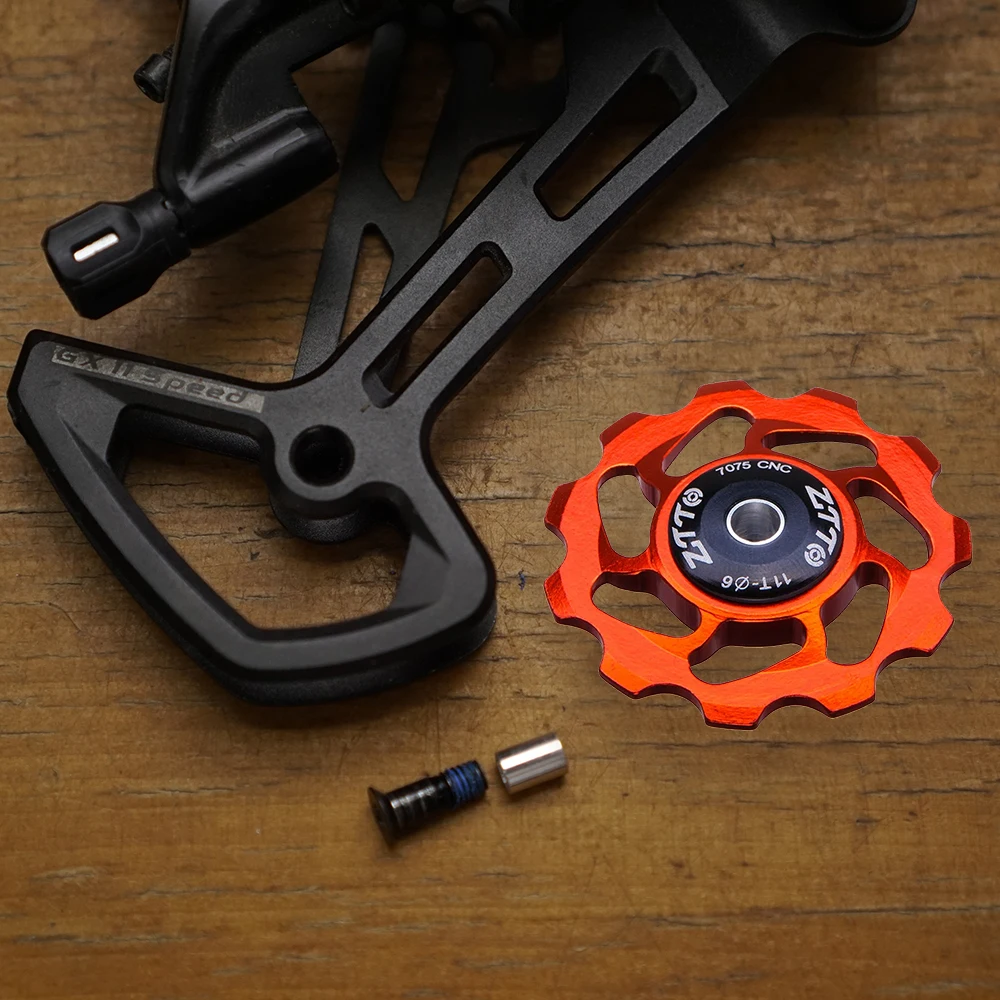ZTTO 11T Keramiklager MTB Fahrrad-Schaltwerk-Rollen AL7075 CNC Rennrad-Führungsrolle 4mm 5mm 6mm