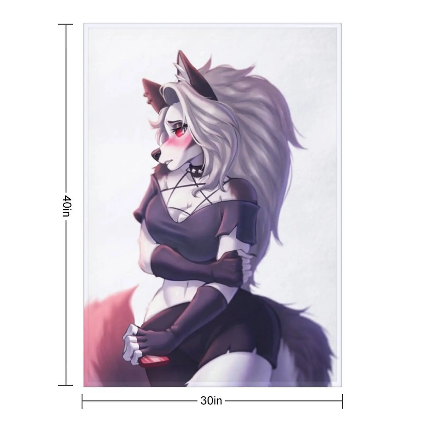 Shy Loona Throw Blanket Beautifuls Flannels Shaggy Tourist Blankets