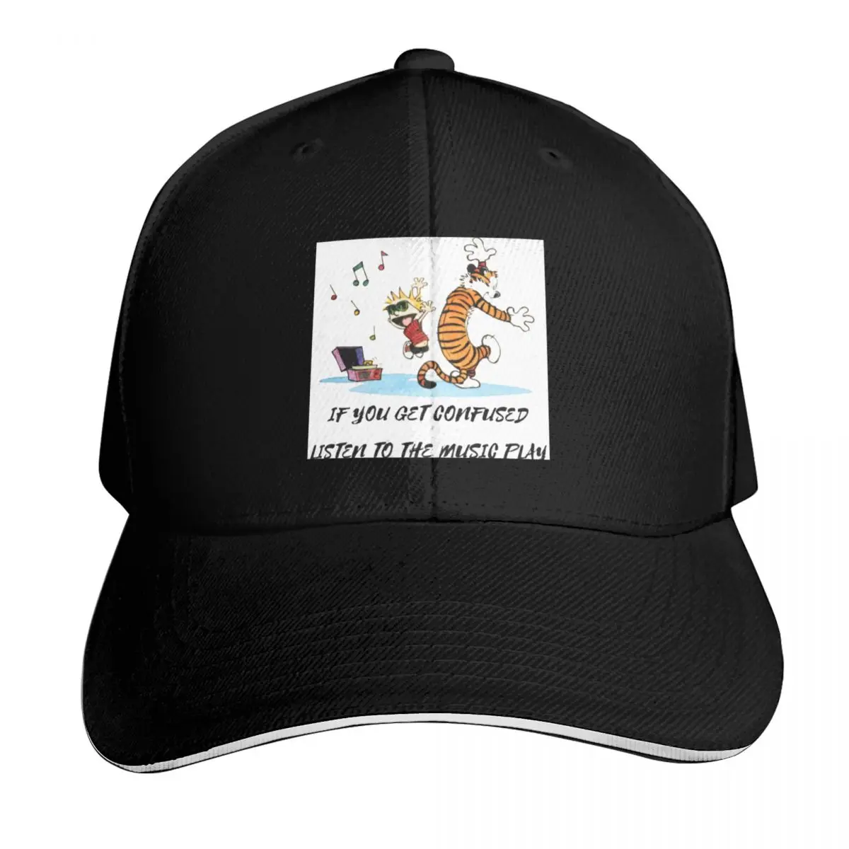 If you get Confused Baseball Cap Streetwear Hip Hop Trendy Vintage Retro Embroidered Lightweight Packable