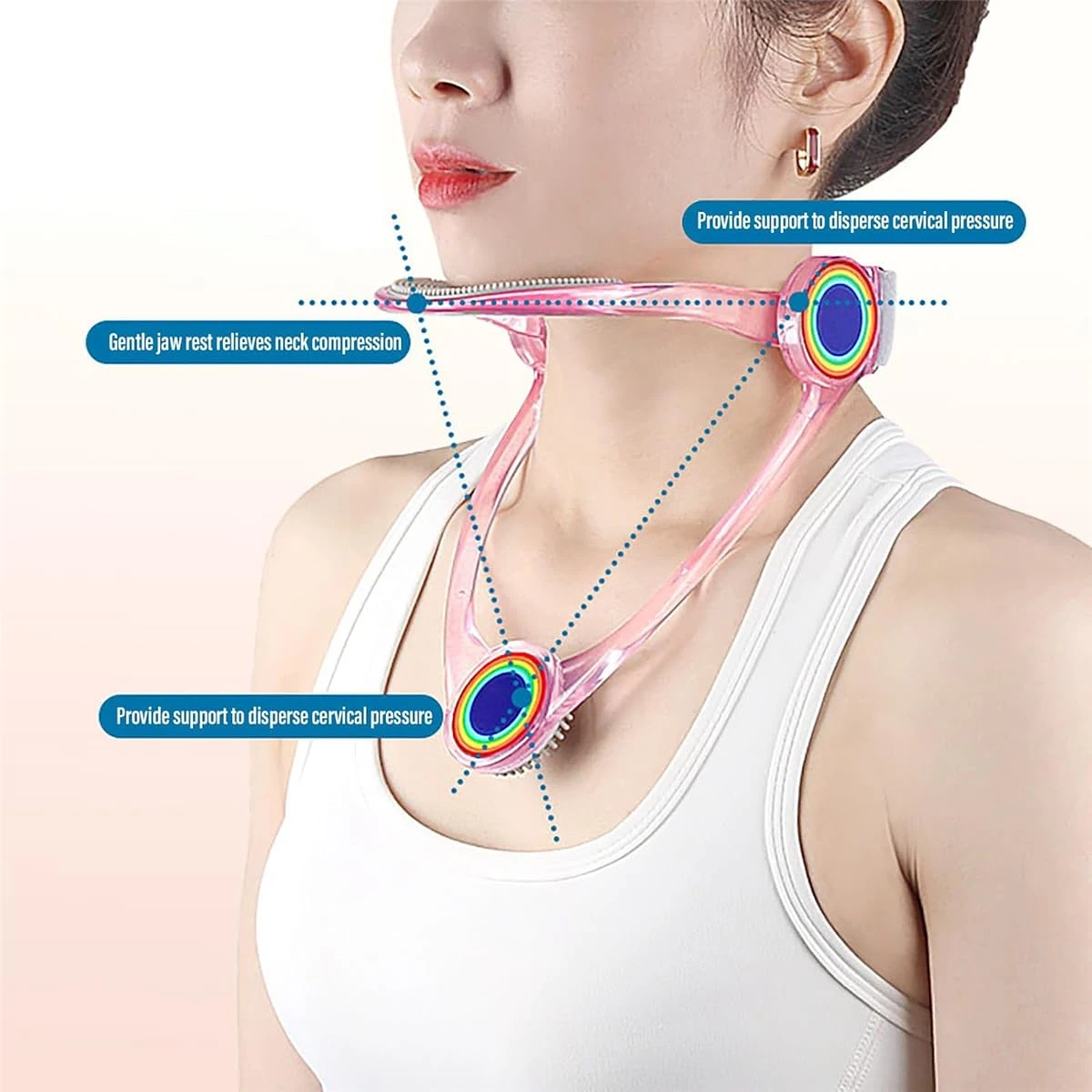 Smart Posture Assistant - Ergonomic Neck Brace With Vibration Alerts | Portable Posture Trainer For Office & Home Use (Perfect Special Days Like Birthday, Mother'S Day And Father'S Day Gift) - Unisex Design, Ideal For Desk Workers