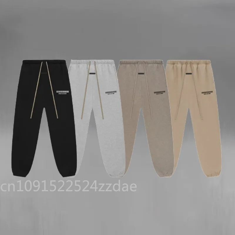 

FW25 всегда на классическом дизайне, мужские зауженные брюки, резиновые спортивные штаны с буквенным логотипом, элитные брендовые хлопковые брюки для бега