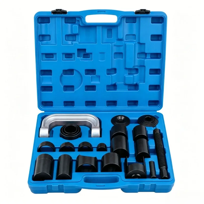 21-Piece C-Type Ball Joint Puller Tool Kit Fit For Car Lower Arm Ball Joint & Universal Cross Shaft Disassembly Repair