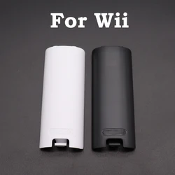 Funda trasera de batería para mando de Nintendo Wii, carcasa blanca y negra de 5 piezas para mando a distancia