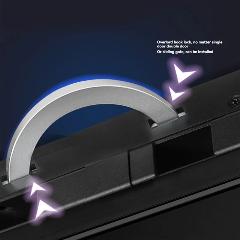 B27B Tuya Smart-Lock untuk Pintu Kaca Pintu Kayu Bluetooth Tuya Kunci Sidik Jari Biometrik Pintu Elektronik Kunci Digital