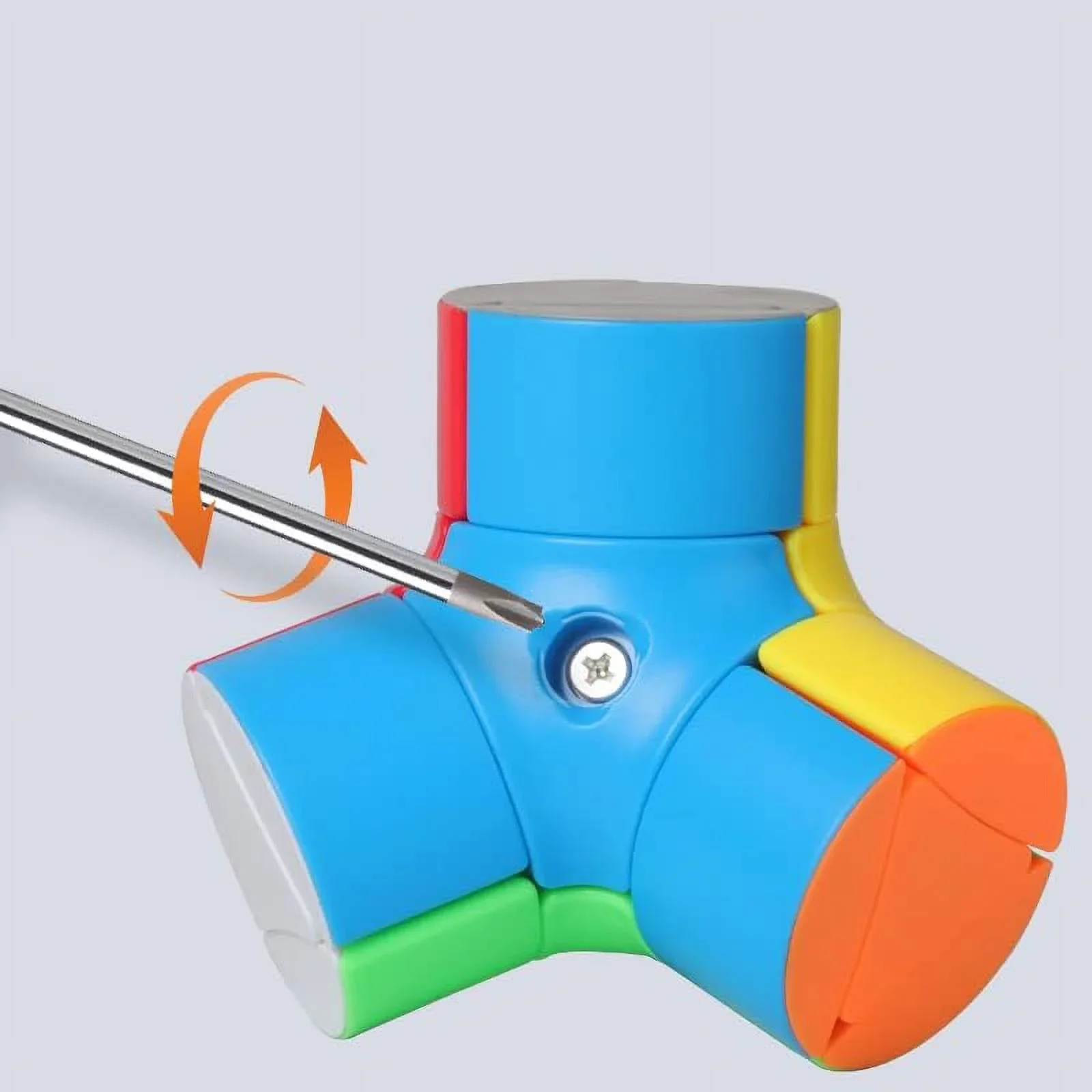 Sengso Q-Platypus cubo de columna mágica shengshou cubo mágico de forma extraña rompecabezas giratorio sin pegatinas cubo mágico juguete educativo