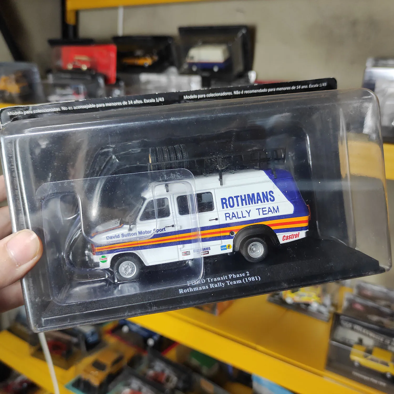 Diecast 1:43 Scale Ford Transit Phase 2 1981 Alloy Car Model