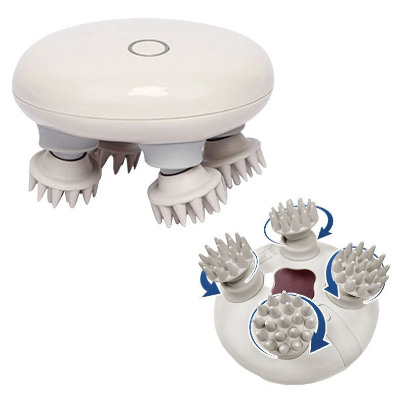 

Коготь осьминога, роскошный салон, спа-прибор для личной гигиены, релаксационный массажер для головы, массажер для головы в японском стиле