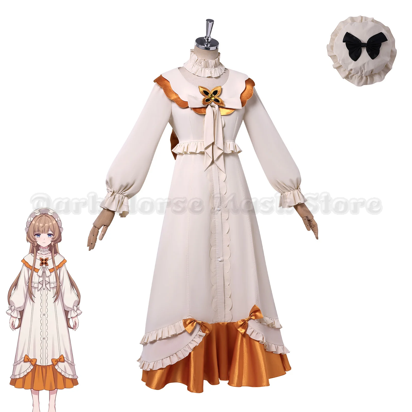 Genshin Impact Sandrone Cosplay-Kostüme Sandone Schlafanzug Marionetten-Set Halloween Damen Spiel-Geschenk Kleidung Party-Event-Outfits
