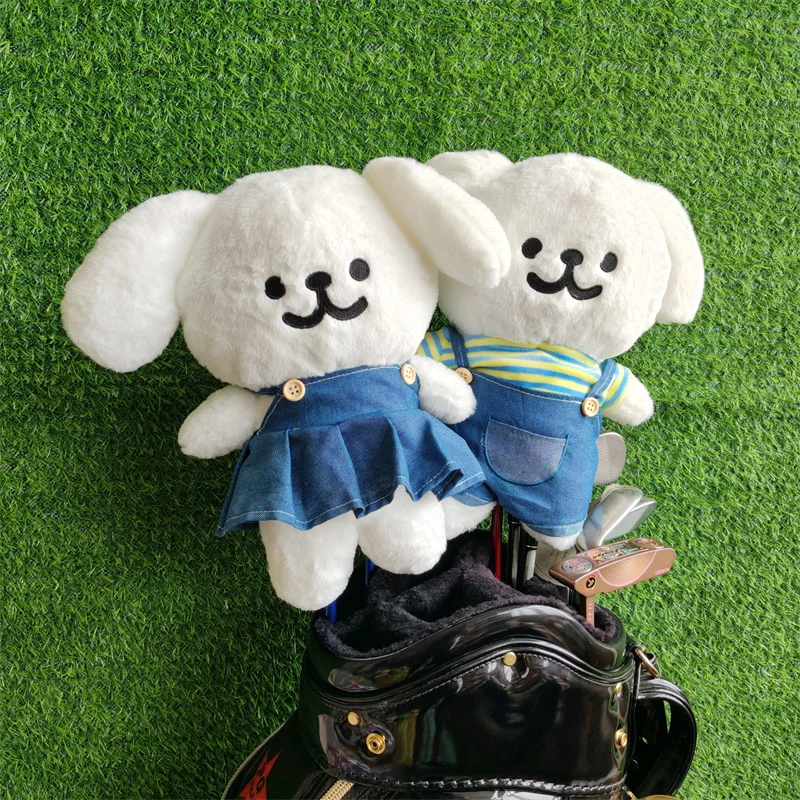 

Плюшевый чехол для головки клюшки для гольфа White Puppy, 460cc # Чехол для головки клюшки для гольфа в стиле джинсовой юбки (аналог джинсов)