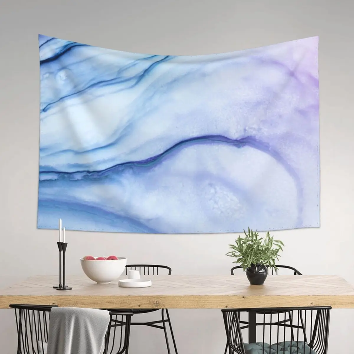 

Tranquil River Abstract Painting Fluid Ink Painting Tapestry House Decor Decorative Wall Mural Wall Tapestries Tapestry