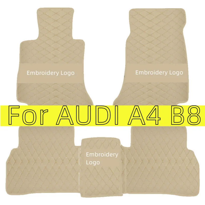 Car floor mats for AUDI A4 B8 Hatchback/Avant/Sedan 2010 2011 2012 2013 2014 2015 2016 Custom foot Pads automobile carpet cover