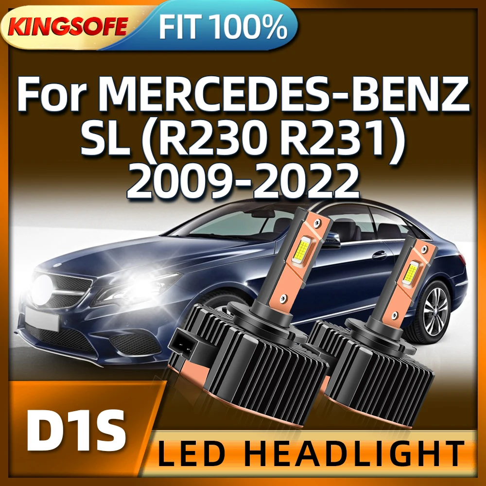 

KINGSOFE D1S Led 130W Light Bulbs Car Lamps For MERCEDES-BENZ SL R230 R231 2009 2010 2011 2012 2013 2014 2015 2016 2017-2022