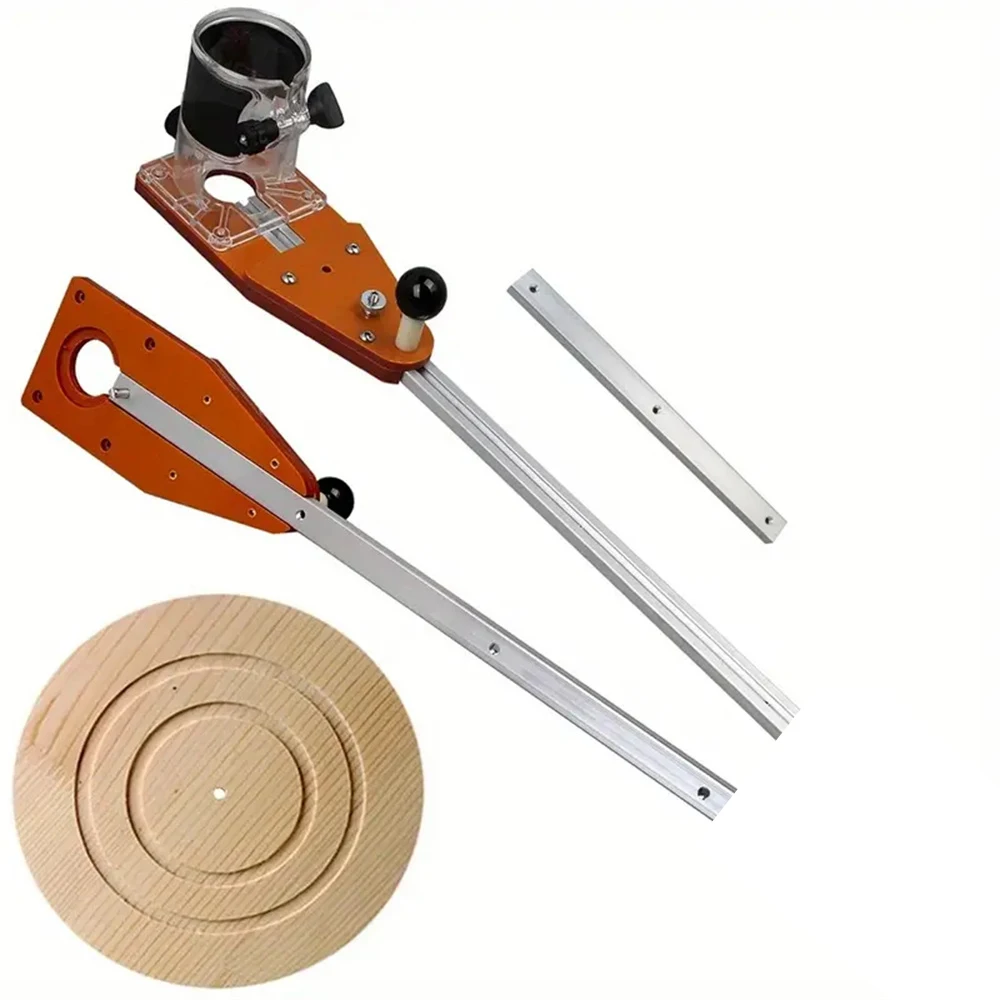 

Woodworking Circle Cutting Jig Guide Milling Circle Slotting Trimming Machine Woodworking Tools for Hand Trimmer Wood Routers