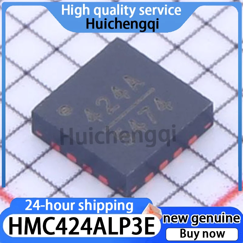 1PCS Original Genuine HMC424ALP3E Silk Screen 424A Package QFN-16 Control Attenuator RF RF IC