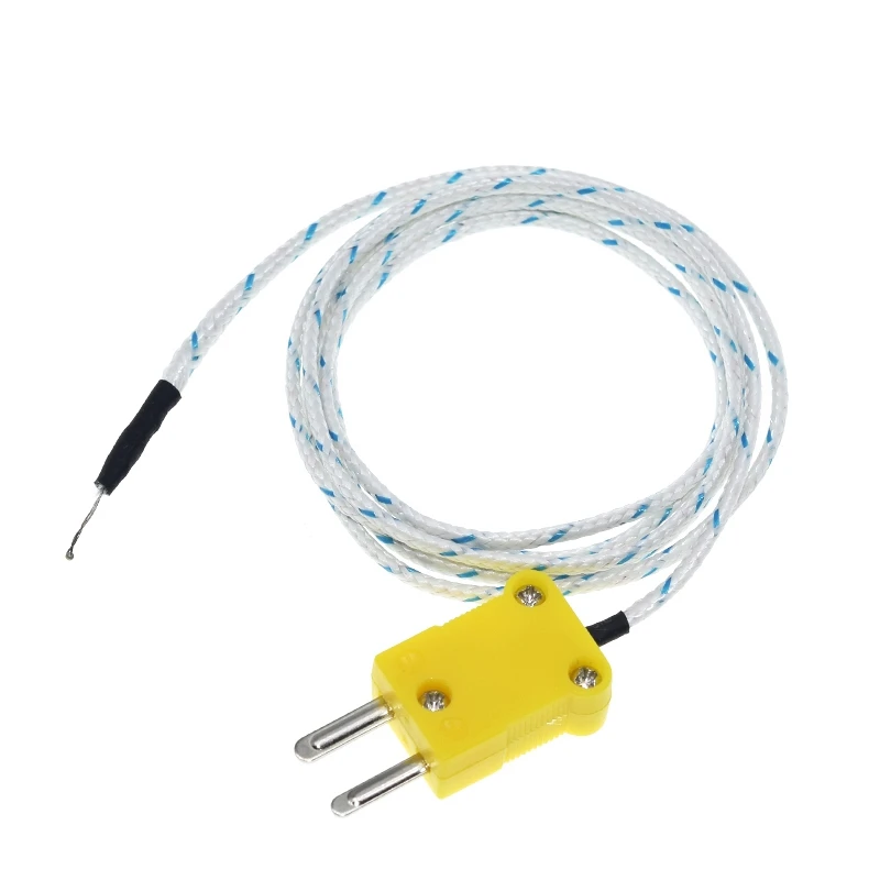 5PCS K type surface thermocouple temperature sensor 1m wire thermocouple probe -50~350℃