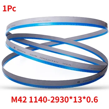 شفرة منشار شريطية M42 ثنائية المعدن مقاس 1/2 بوصة لأعمال النجارة. 1140-2930 مم * 13 مم * 0.6 مم، مع شفرة منشار شريطية 6-14 تيرابايت في البوصة، تدعم التخصيص.