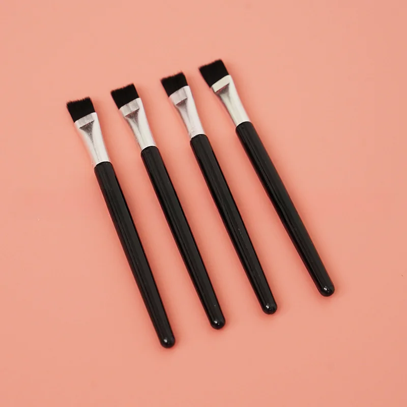 3Pcs Eyebrow Brush Oblique Eyebrow Bevel Blade Makeup Brush Portable Makeup Brush Long Pole Single Sleeper Brushes Hot Sale