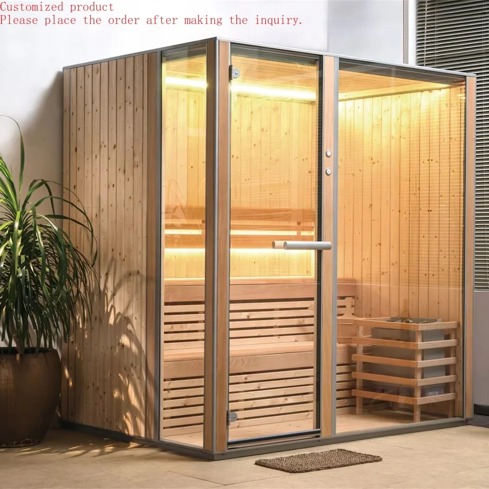 

Customization.Noble and Luxurious Wooden Sauna Room Showcasing the Luxurious Quality of Lifewooden Sauna Room