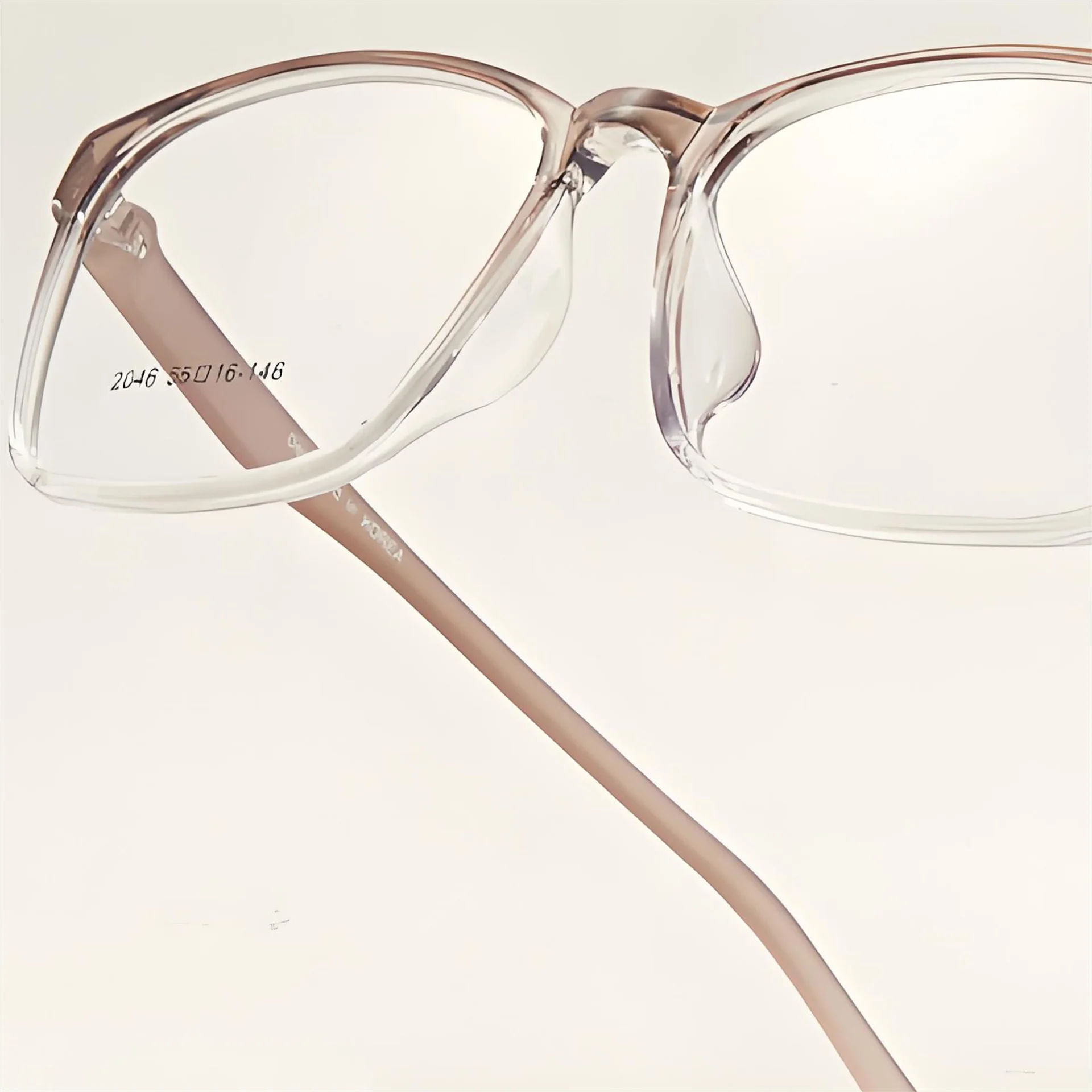 التدرج اللون طالب الترا ضوء المسمار الحرة الإطار 3 مللي متر واسعة حافة العدسات البصرية مع وصفة نظارات طبية مقاومة للأشعة فوق البنفسجية