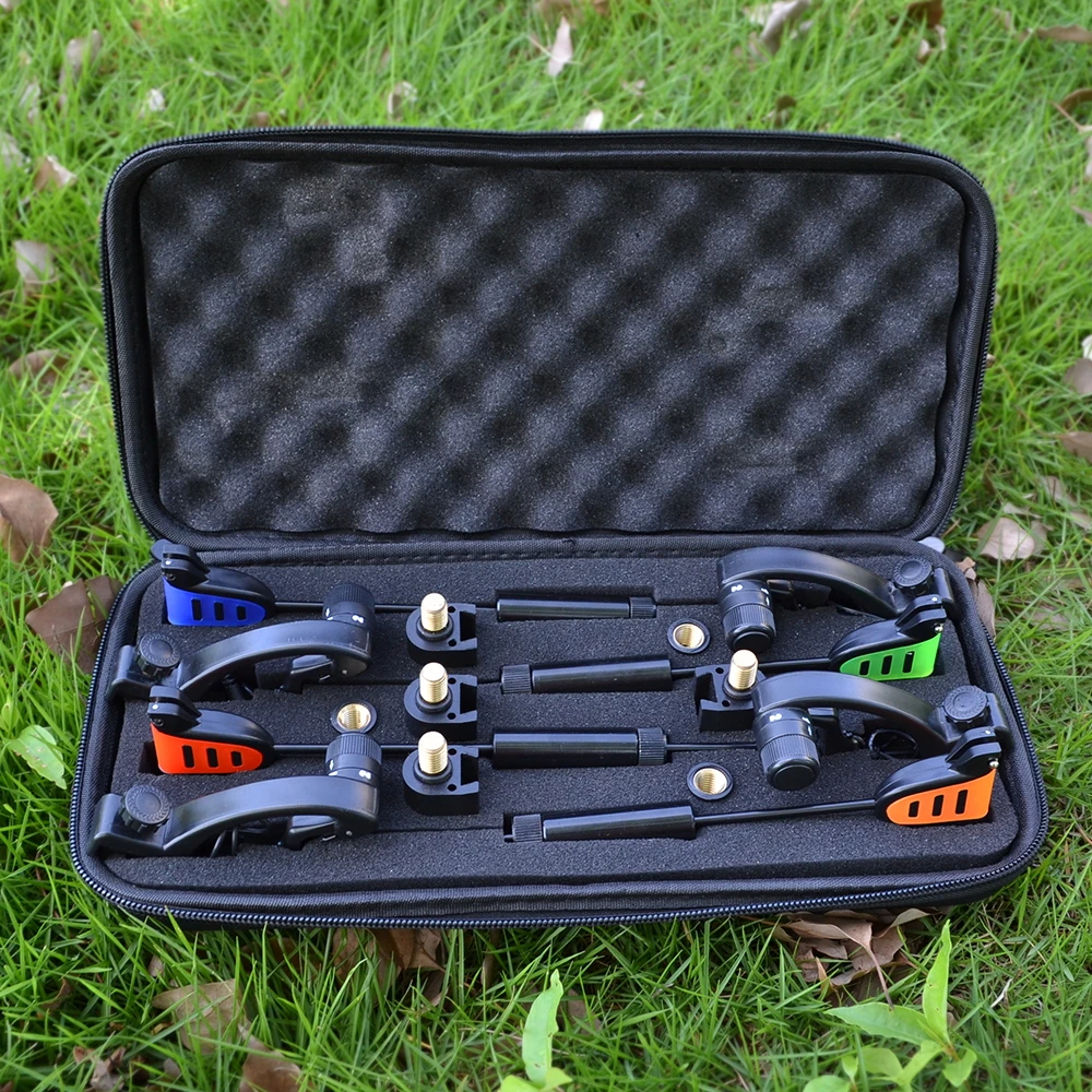 Hirisi B2030 LED Karpfenangel-Swingers-Set, Biss-Bobbins, Biss-Hänger, Schnellwechsel-Verbinder, Zubehör für Nacht-Karpfenangeln – Detail 9