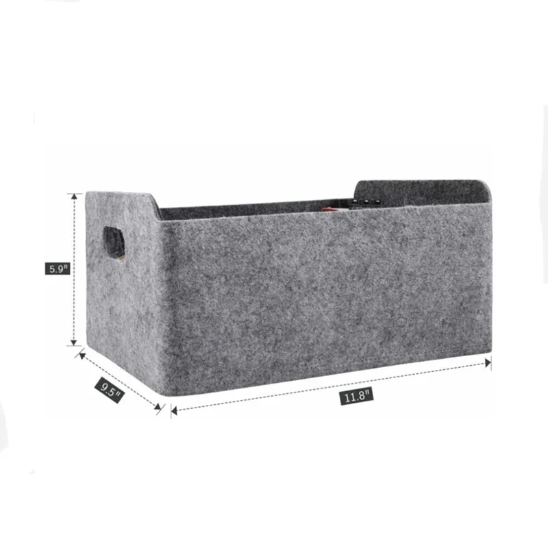 1pc Hause Schrank Lagerung Korb Tragbare Kleinigkeiten Organizer Box Mit Griff Multifunktionale Große Kapazität Buch Spielzeug Lagerung Box