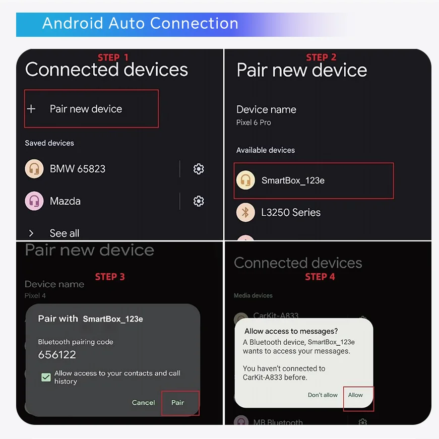Wireless CarPlay Android Auto Upgrade Dongle, Convert OEM Wired to Wireless, Fast Connection, Auto-Reconnect, No More Cable Hass