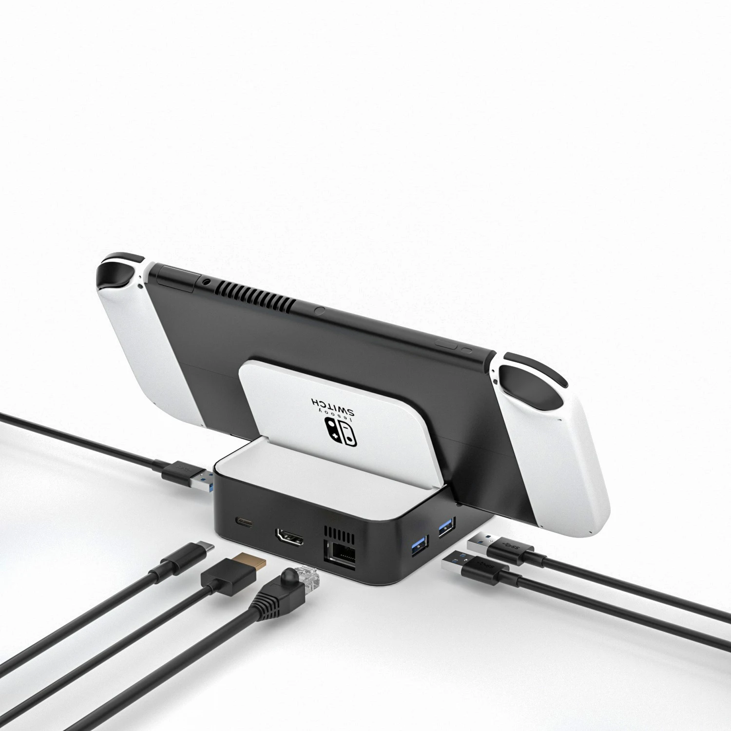 TV Docking Station for Nintendo Switch / Switch OLED,for Switch Charging Dock Station With 4K HD Video Converter Stand