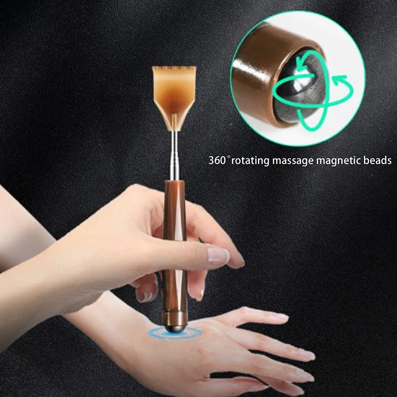 Retractable Itch Scratcher ด้านล่าง Ball Roller จุดความดันนวดบ้าน Scalable Back Tickling นวดสําหรับผู้สูงอายุ