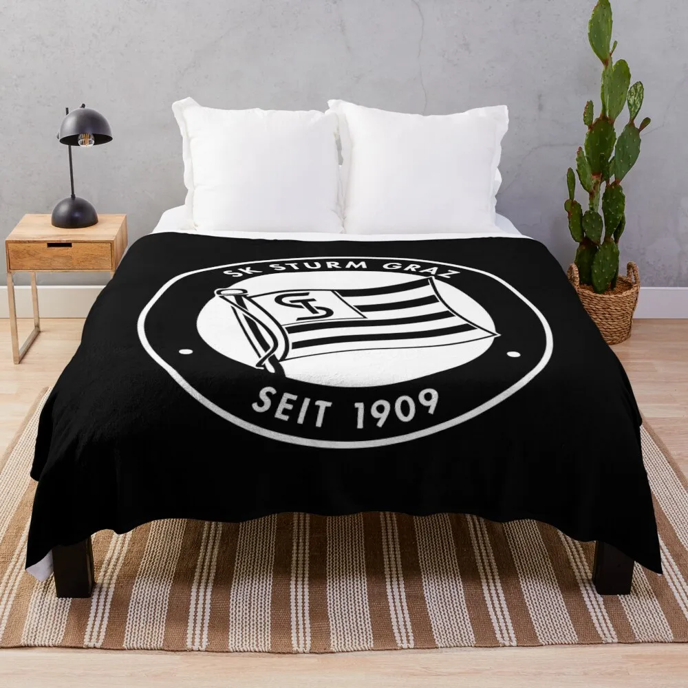 

Sk Sturm Graz - Graz from Austria - Die Schwoazn, The Blackies - Sportklub Puntigamer Sturm Graz Throw Blanket Weighted Blankets