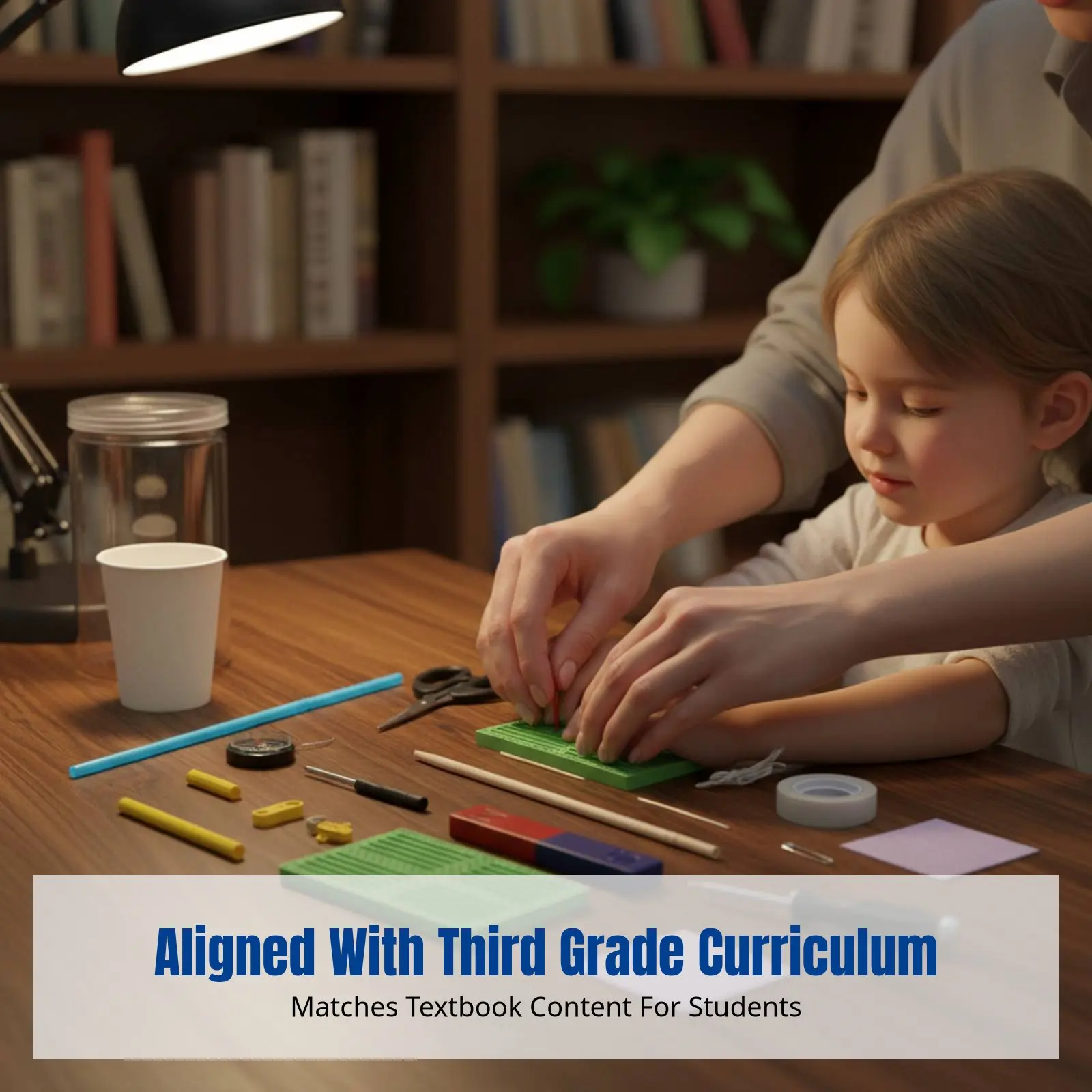 

Science Experiment Kit, Grade 3 Student Set, Compass, Science Tools, Textbook Edition