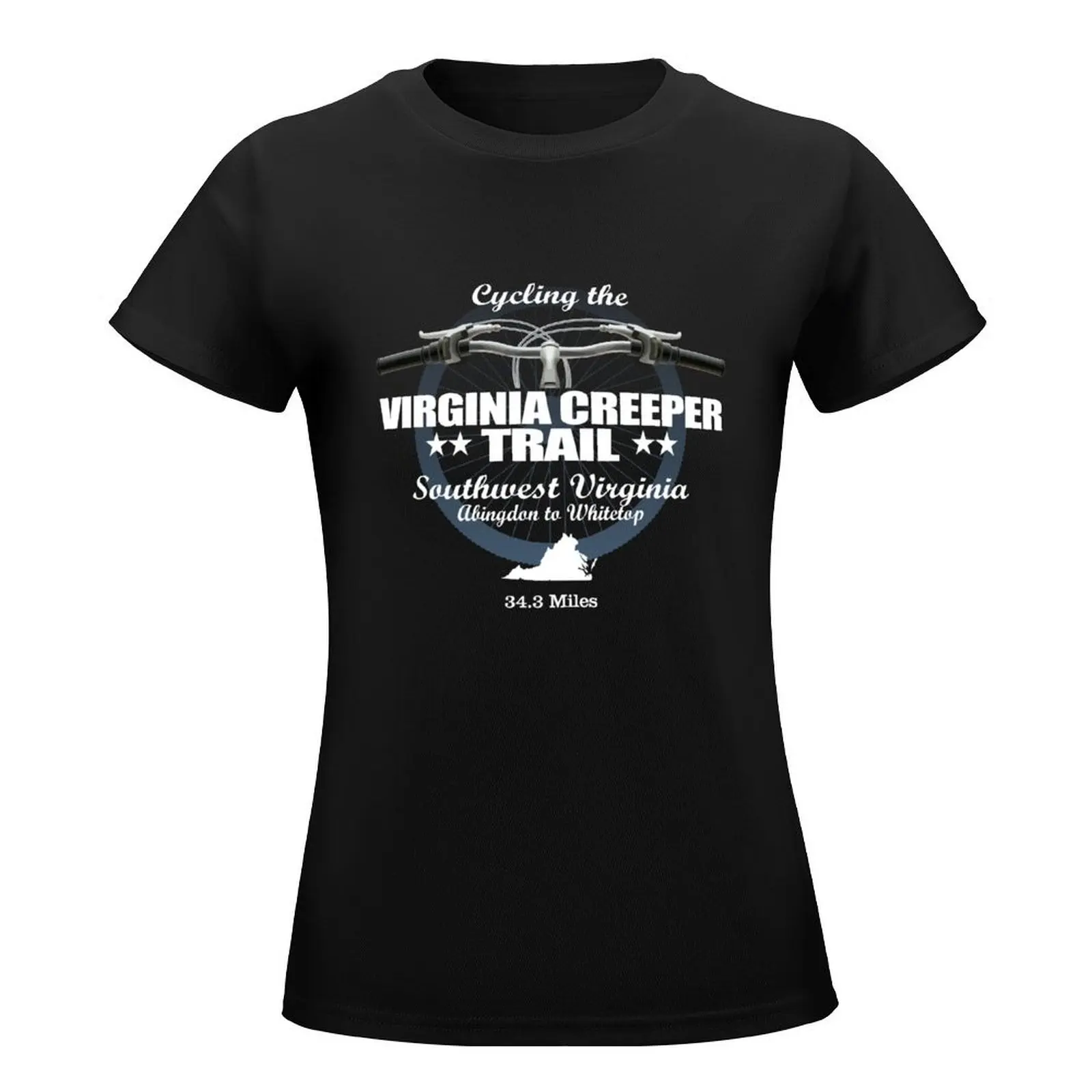 Virginia Creeper Trail (H2) T-Shirt Short sleeve tee vintage clothes t-shirts for Women pack