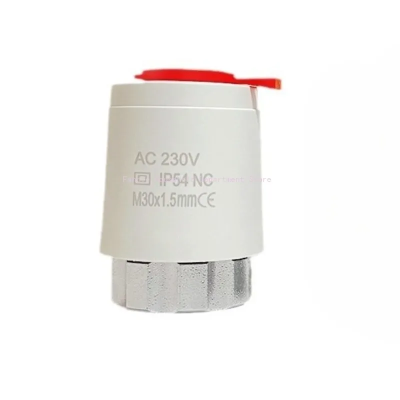 Normally Closed/Open 230V Electric Thermal Valves Actuator Energy Efficient Electric Valves for Underfloor Heating Systems